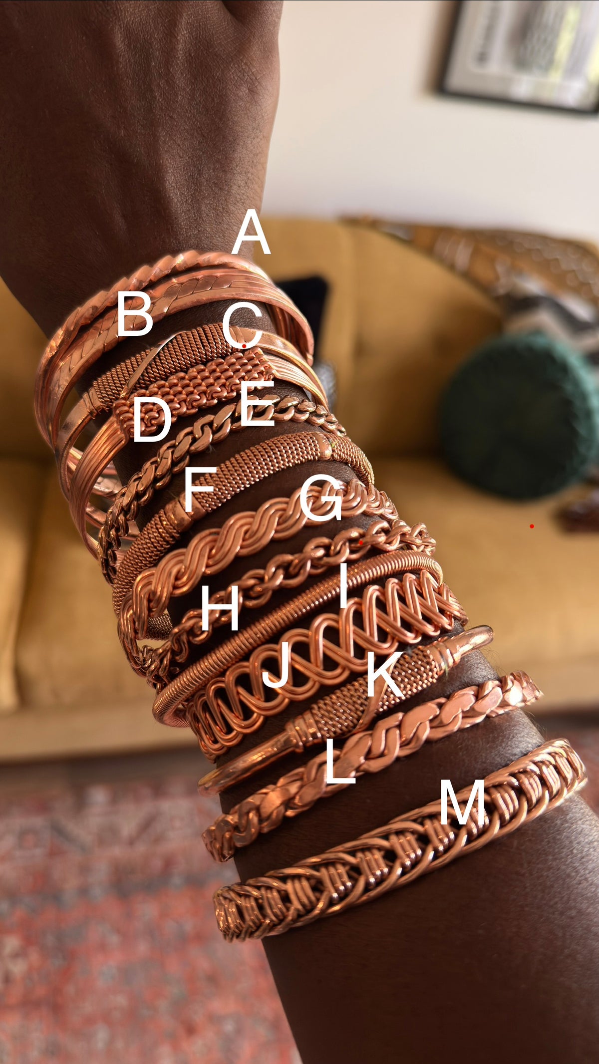 Handcrafted African Copper Bracelets