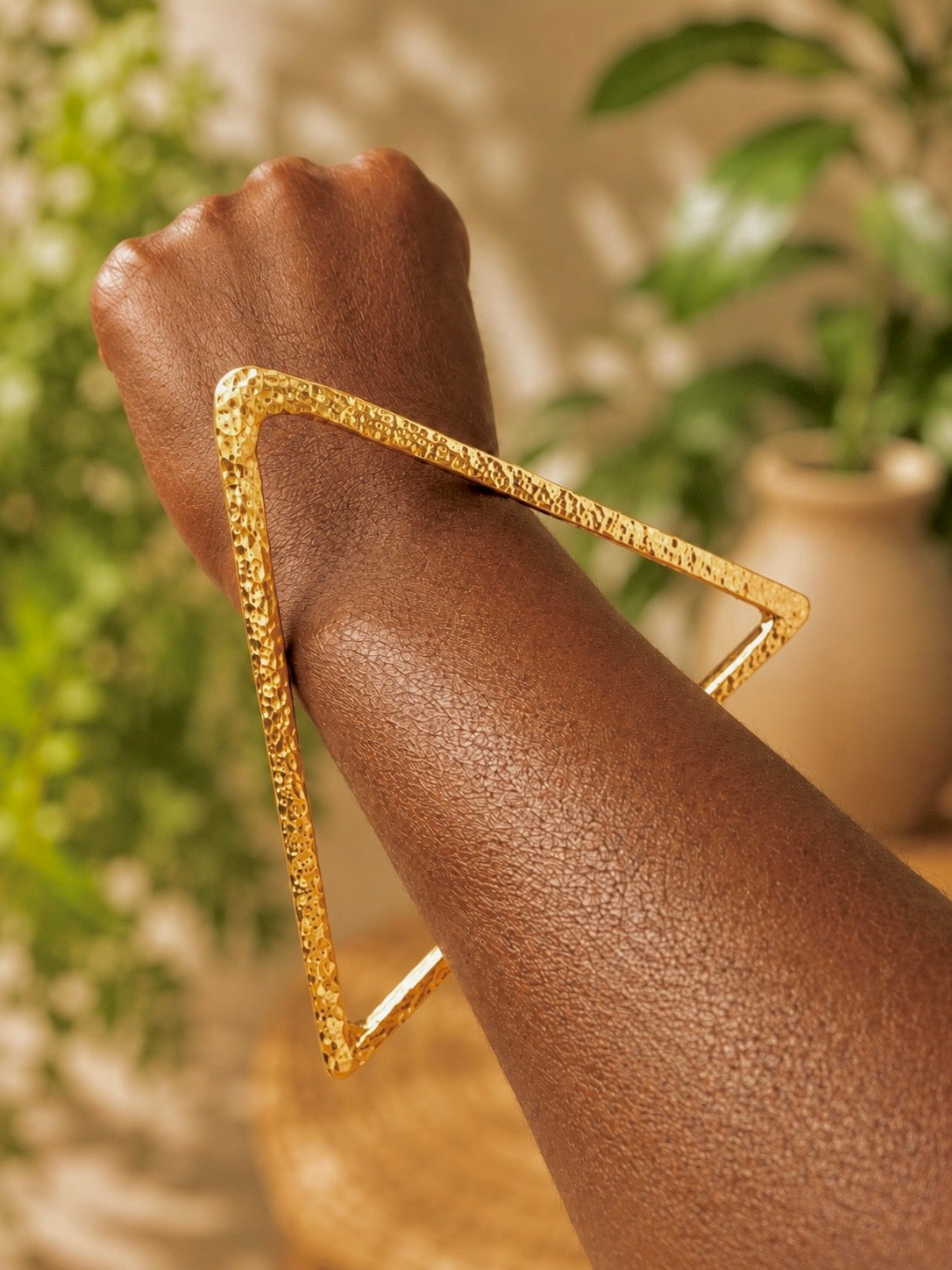 Pyramid Brass Bangles