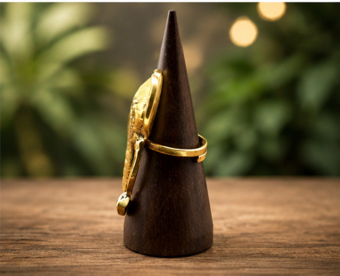 Elephant Brass Ring