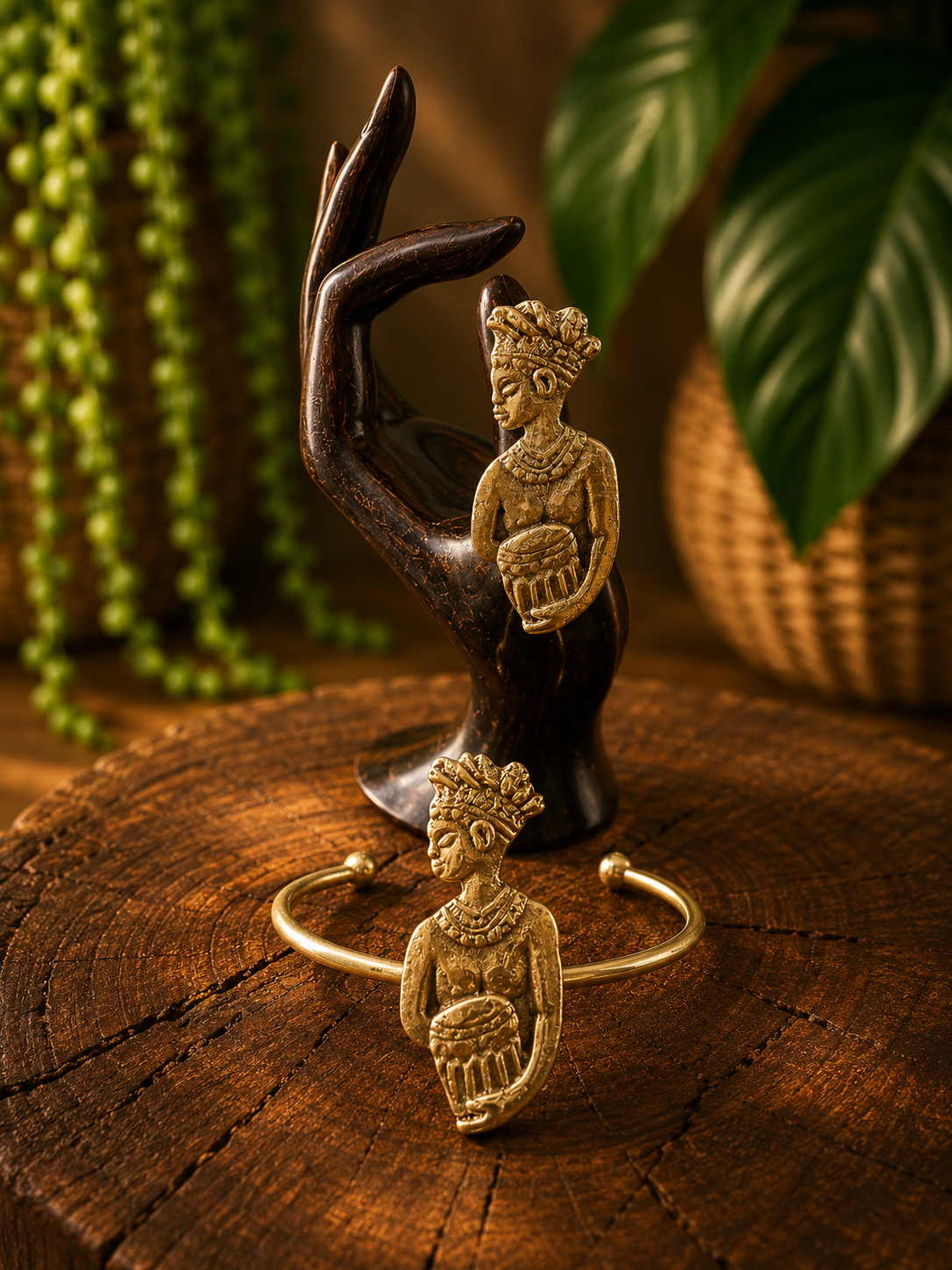 Brass Bracelet & Ring Sets