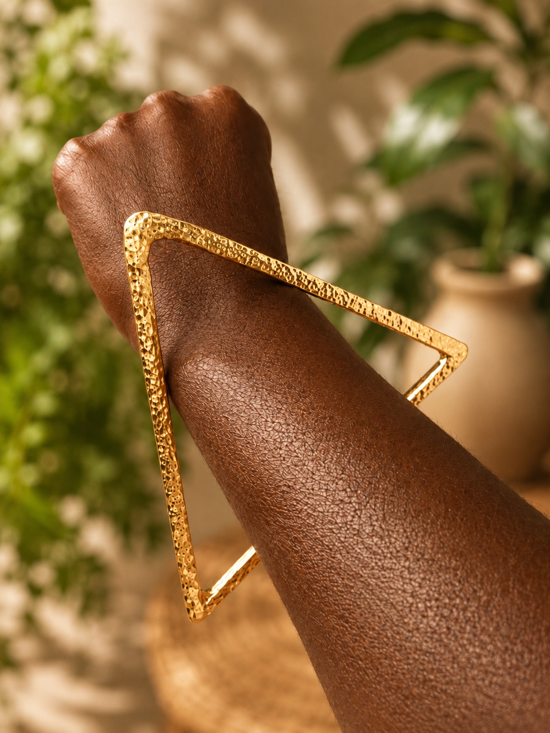 Pyramid Brass Bangles