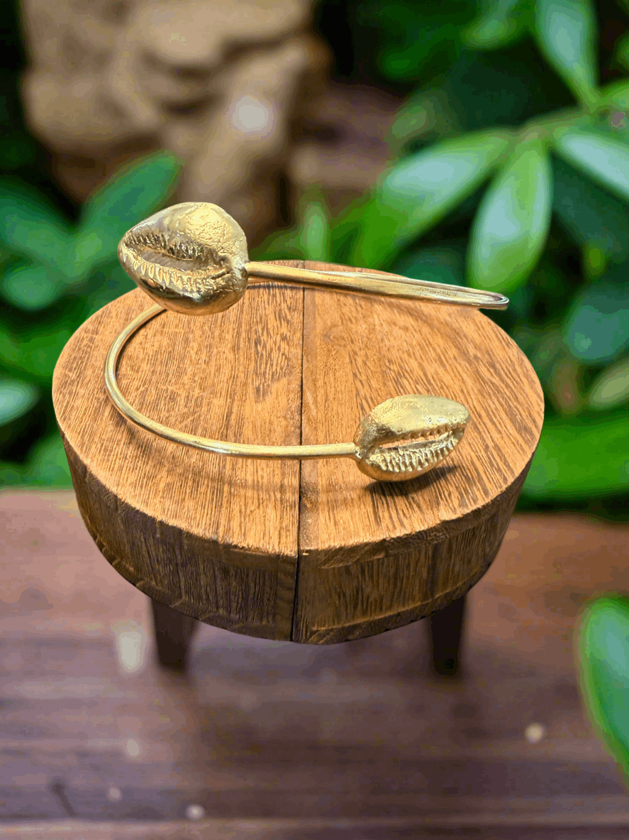 Adjustable Brass Arm Cuffs - ONYX MODE