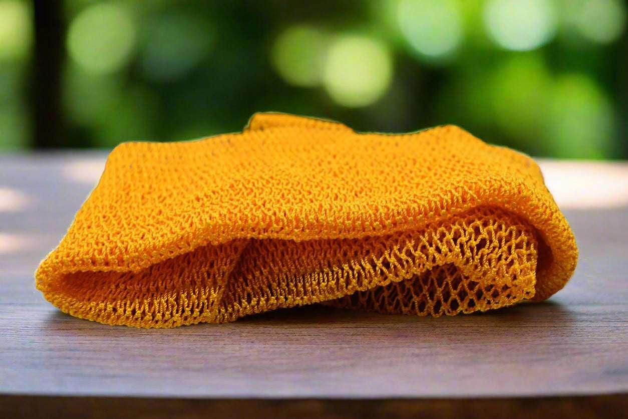African Net Washcloth – Sapo Sponge (Made in Ghana) - ONYX MODE