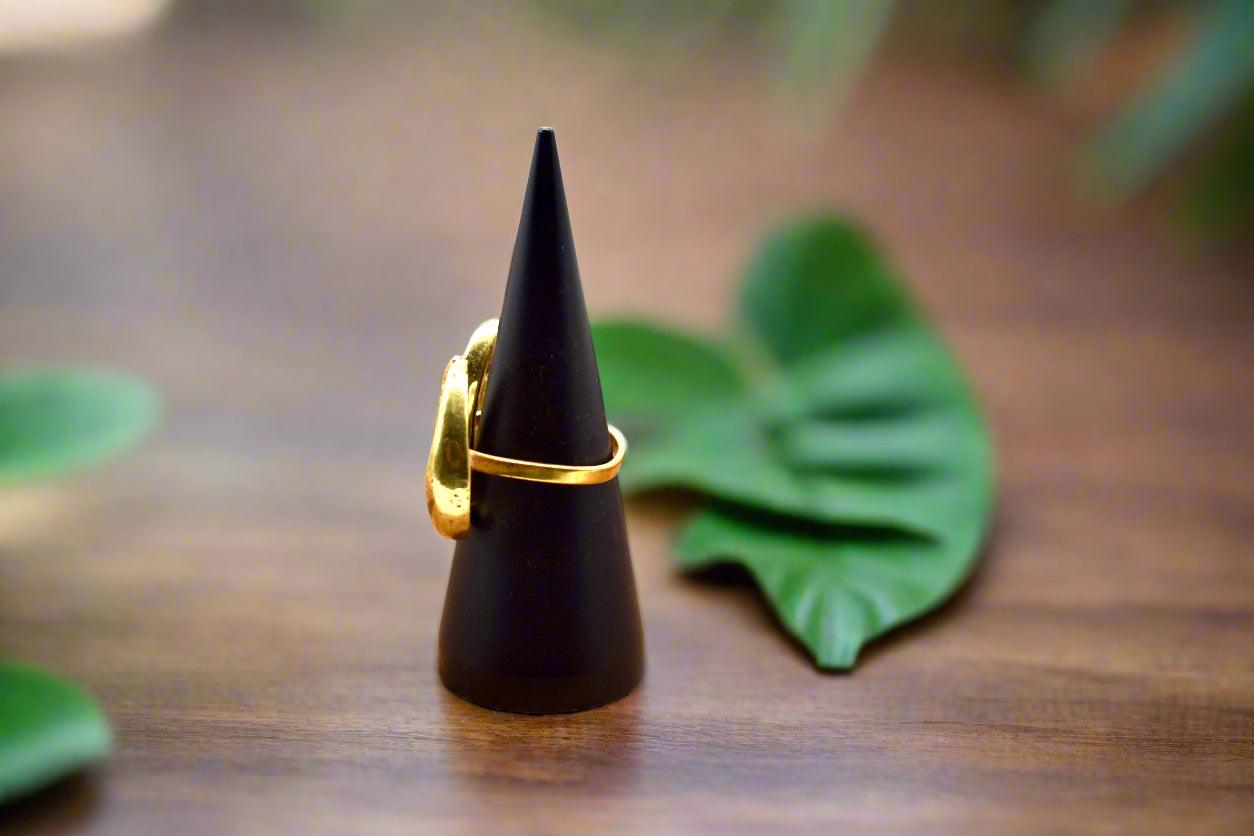African Cowrie Shell Brass Rings - Ocean Elegance (2 Styles) - ONYX MODE