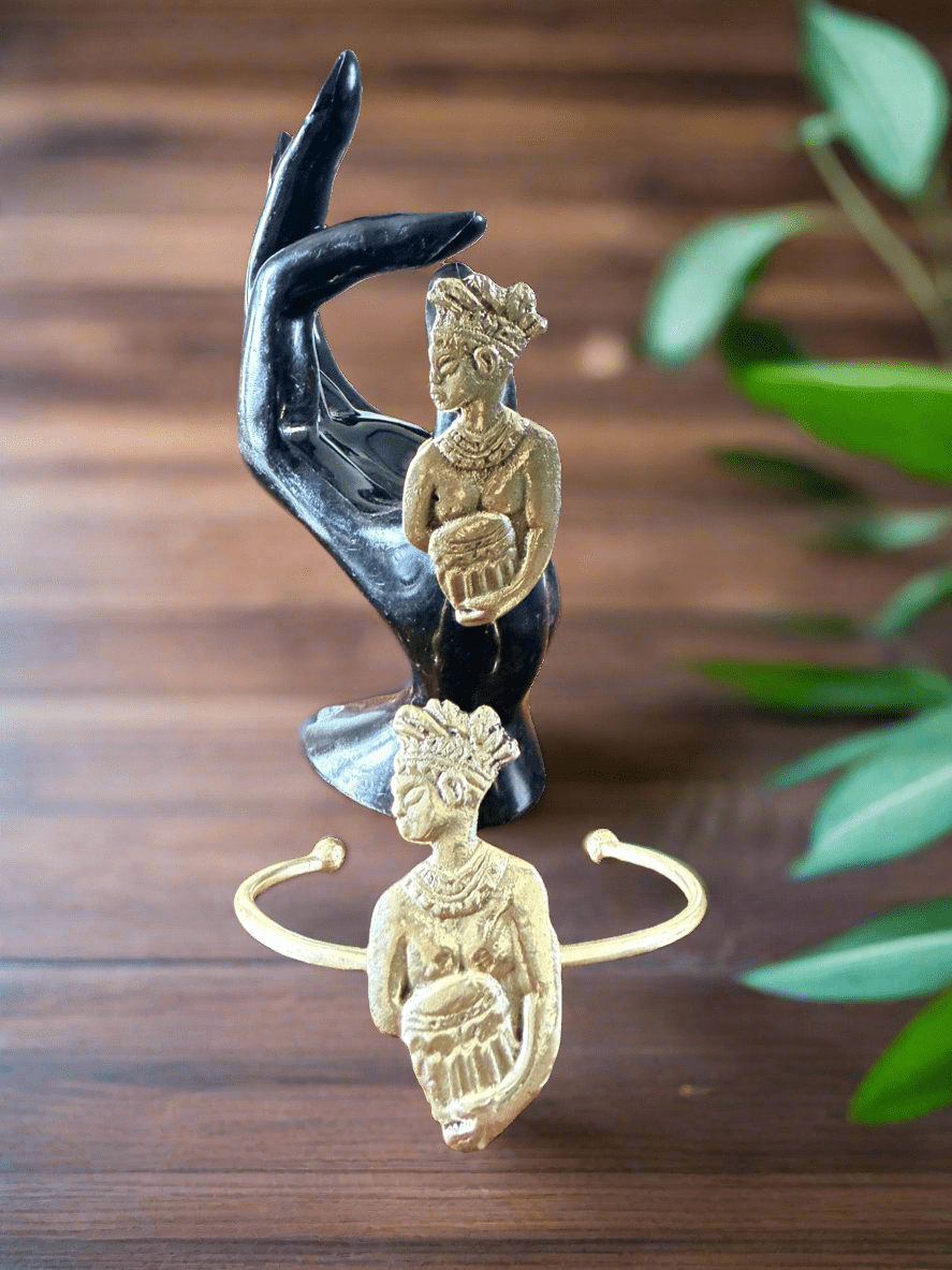 Cultural Echoes – Handcrafted Brass Bracelet & Ring Sets - ONYX MODE