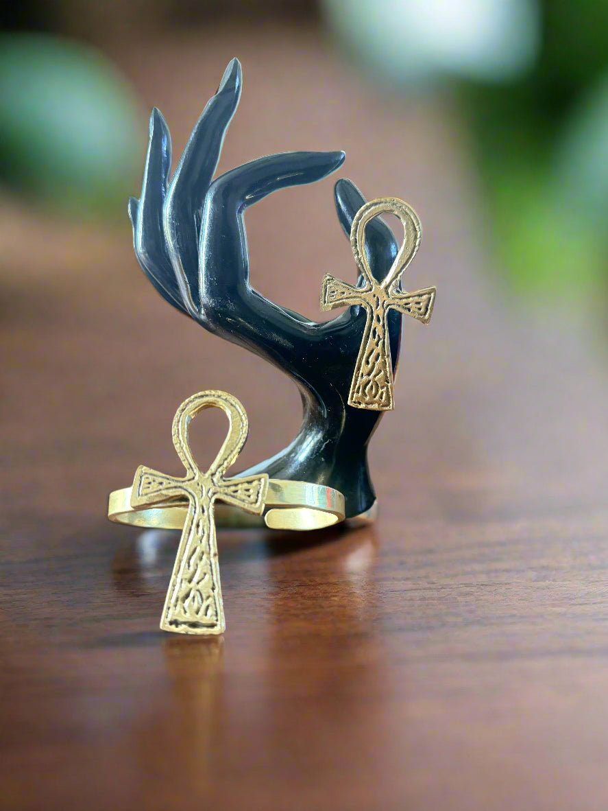 Cultural Echoes – Handcrafted Brass Bracelet & Ring Sets - ONYX MODE