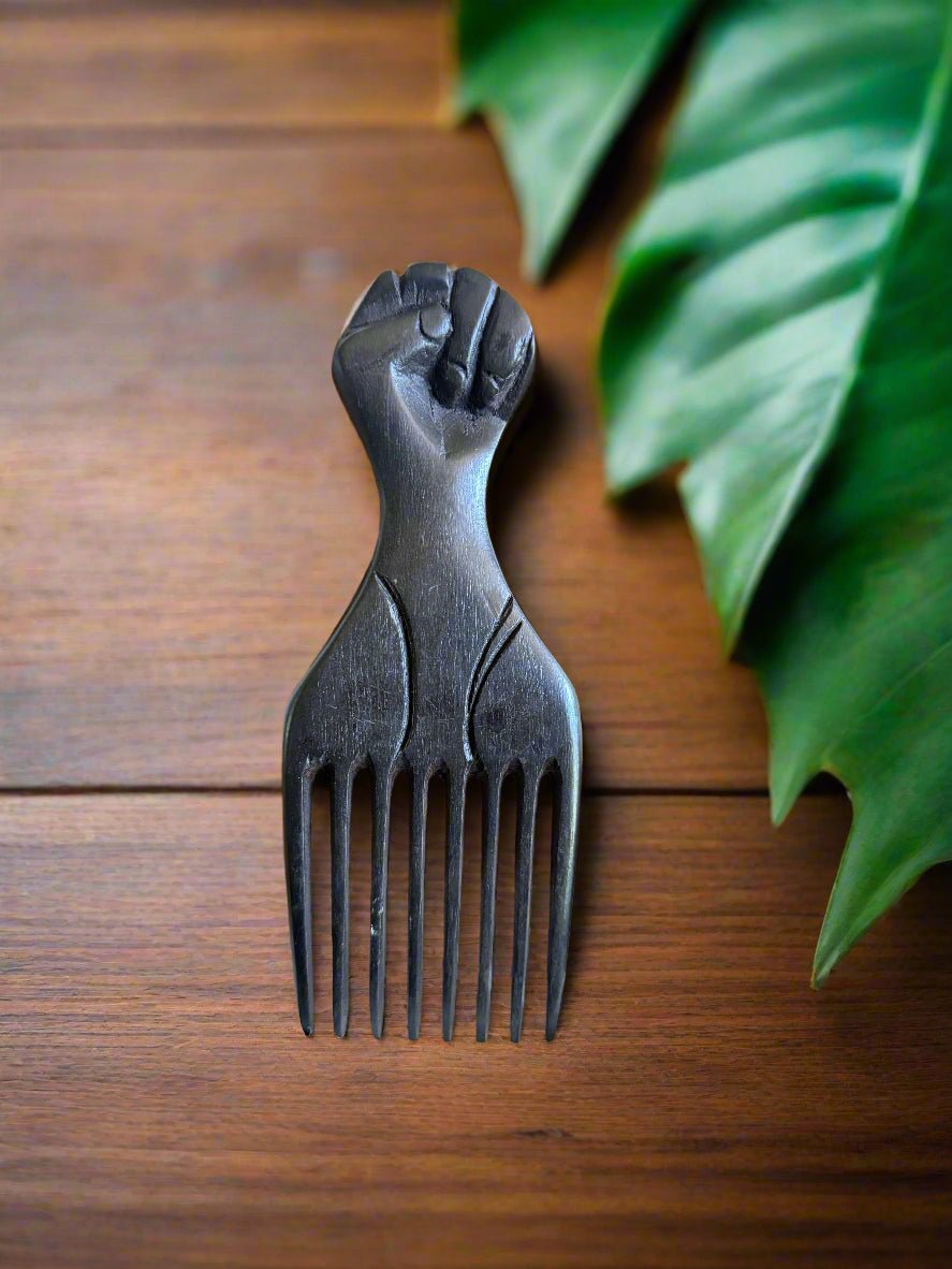 Ebony Wood Afro Comb Collection – Handcrafted in Ghana - ONYX MODE