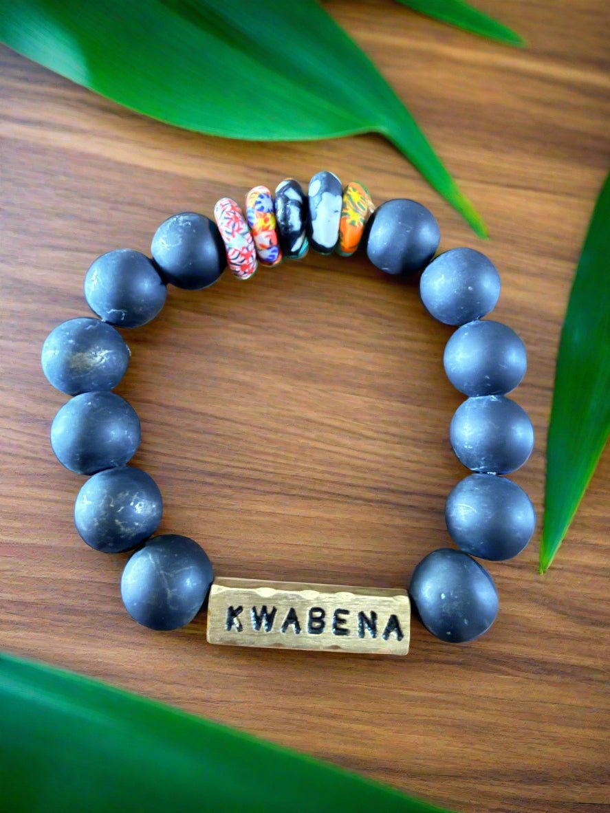 King’s Legacy – Ghanaian Men’s Day Name Bracelets - ONYX MODE