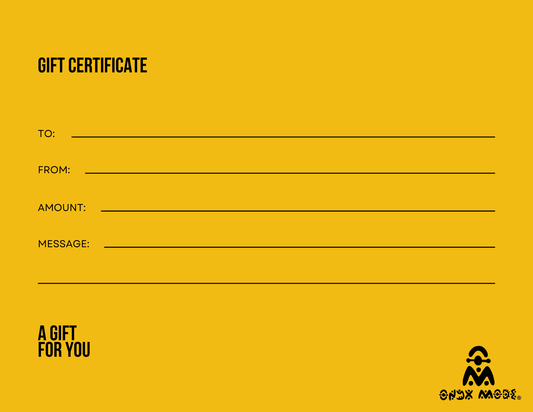 ONYX MODE Gift Card - Shop Online or In Person! - ONYX MODE