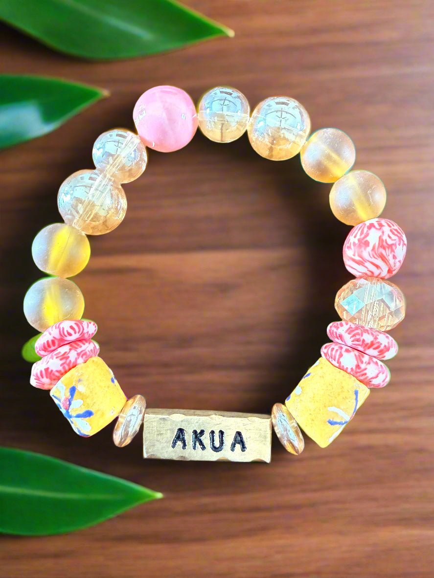 Queen’s Legacy – Ghanaian Day Women’s Name Bracelets - ONYX MODE