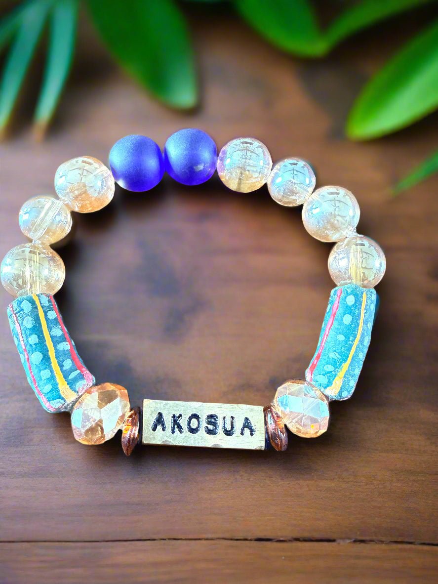 Queen’s Legacy – Ghanaian Day Women’s Name Bracelets - ONYX MODE