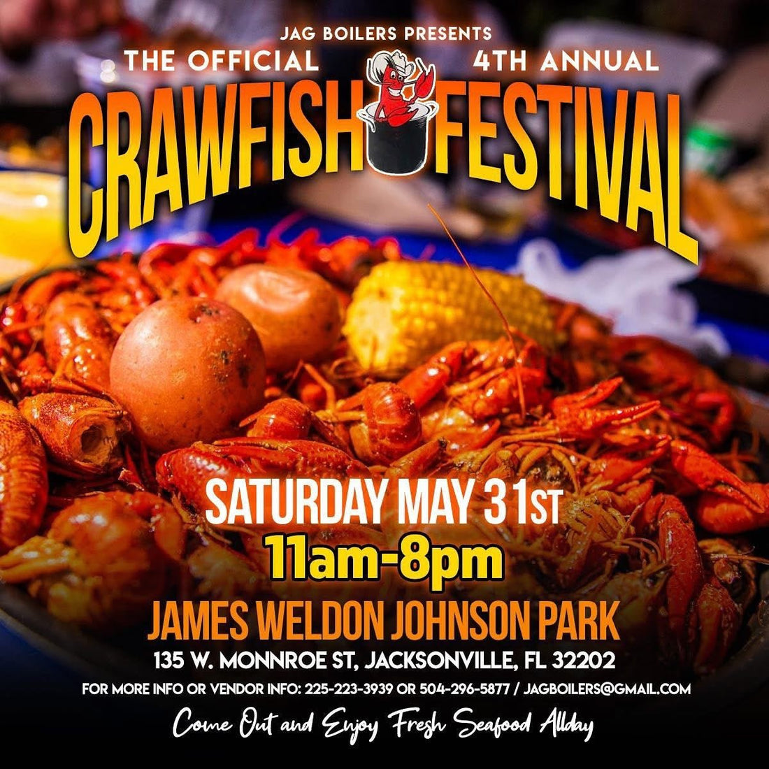 4th Annual JAG BOILERS CRAWFISH FESTIVAL - ONYX MODE