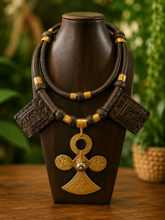 Leather Pendant Necklace