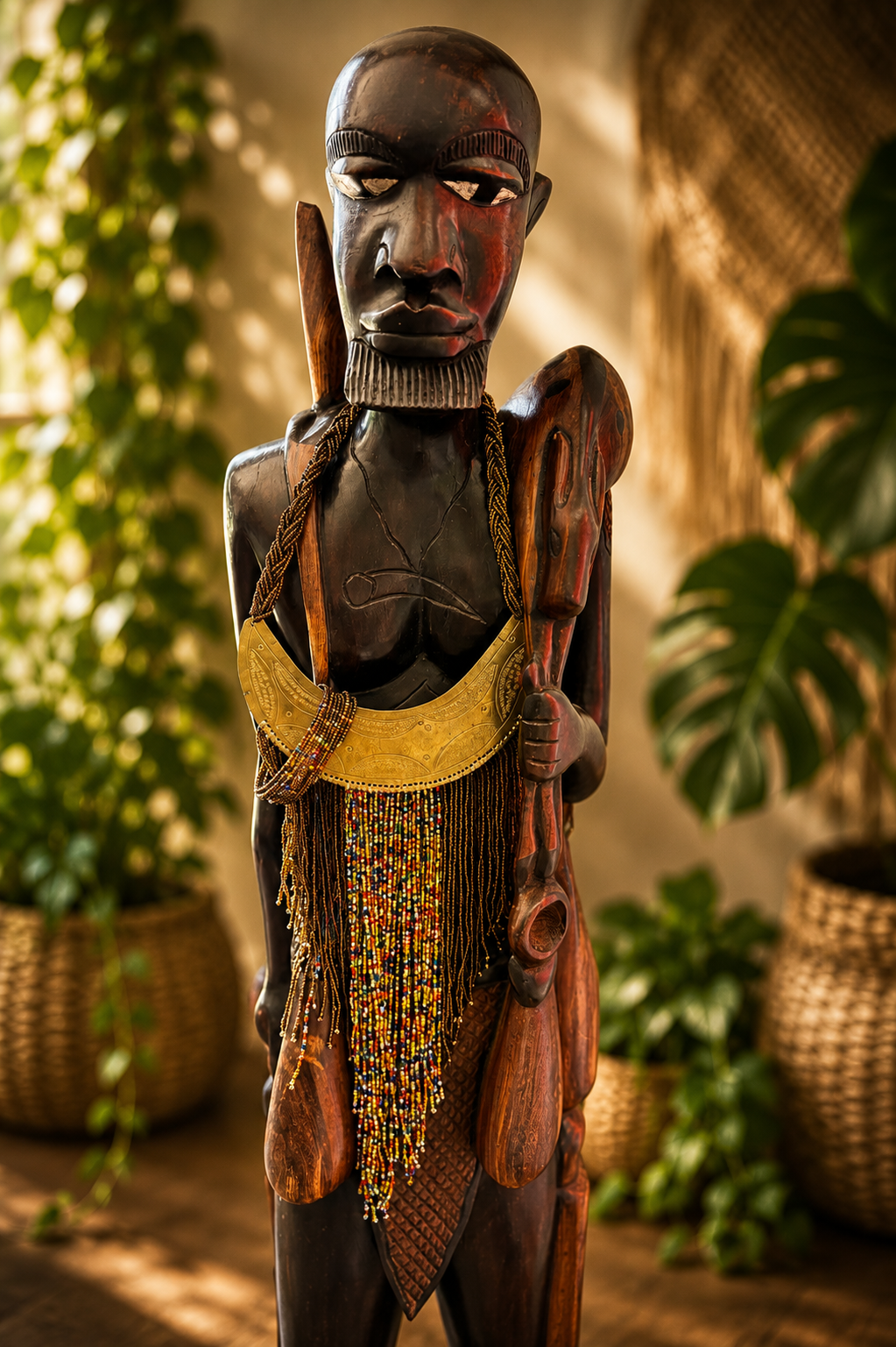 Maasai Beaded Necklace & Bracelet Set
