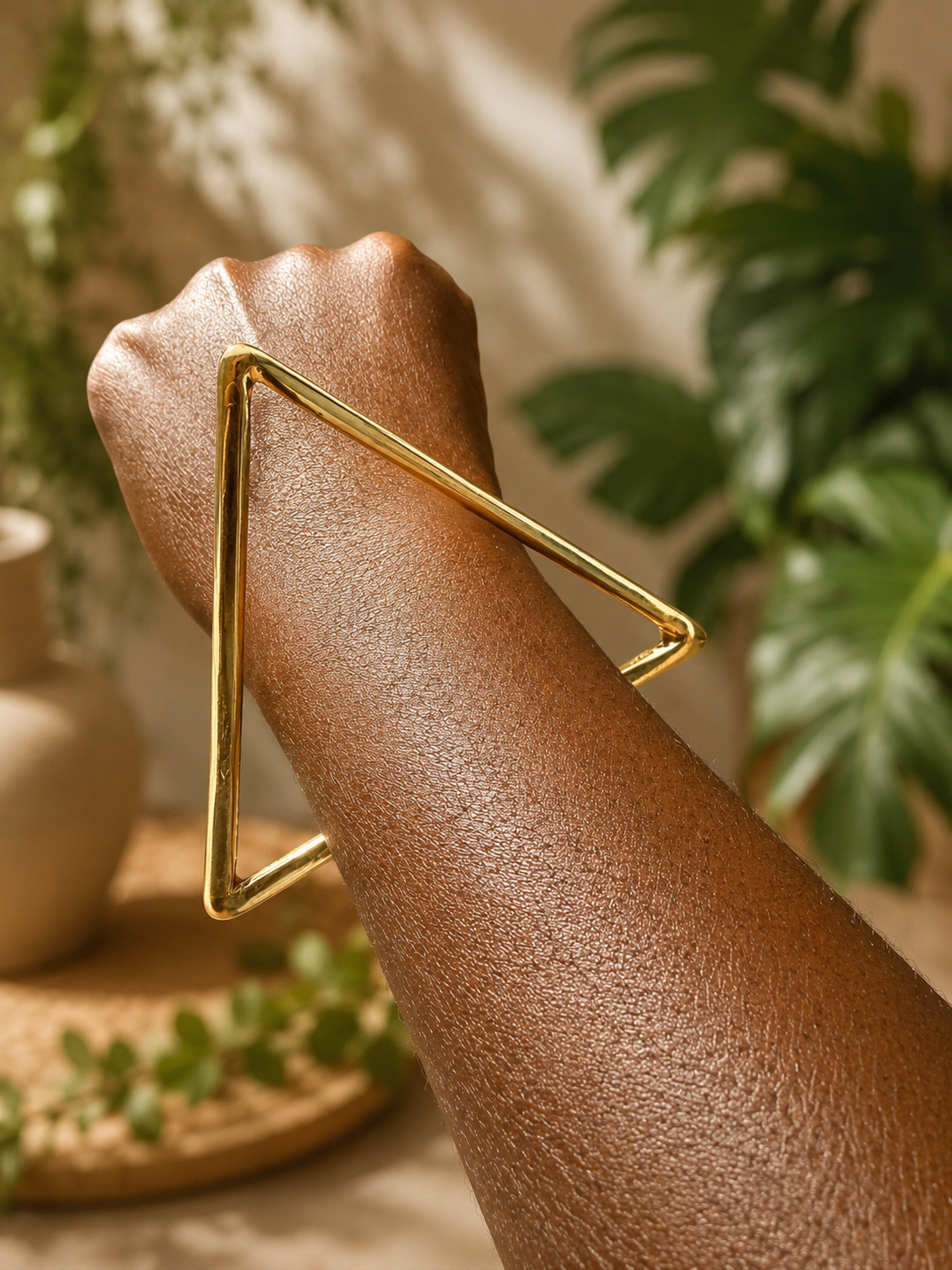 Pyramid Brass Bangles