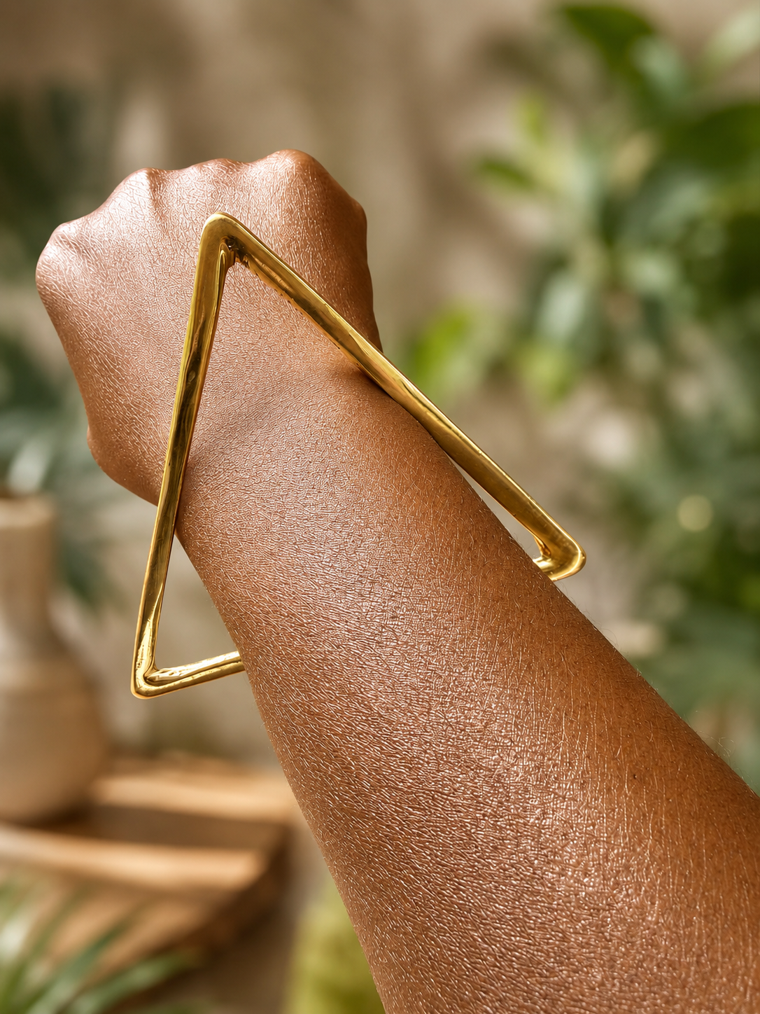 Pyramid Brass Bangles