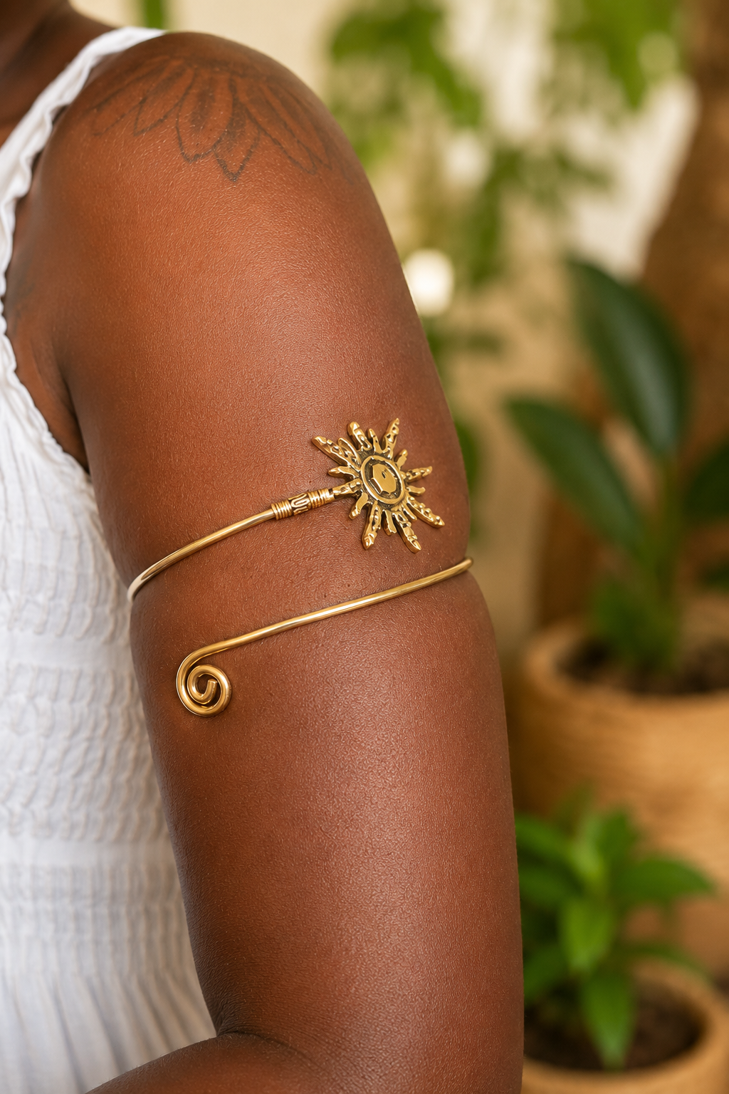 Brass Arm Cuffs