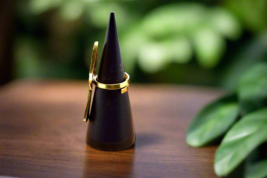 Mama Africa Adjustable Brass Ring – Ancestral Roots (2 Styles) - ONYX MODE