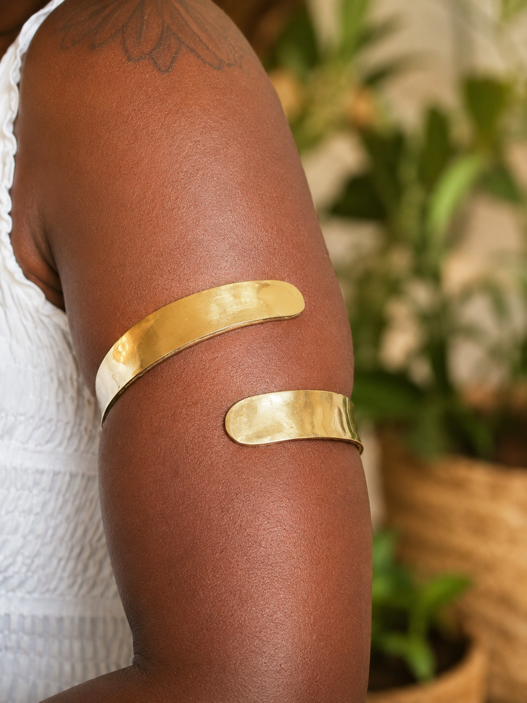 Brass Arm Cuffs