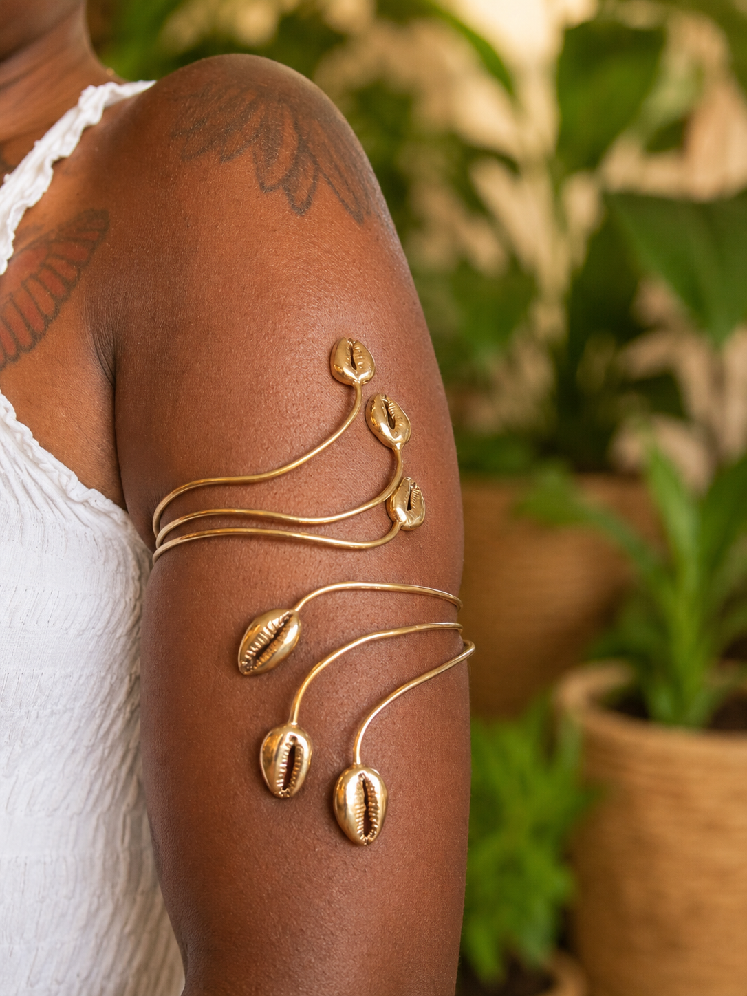Brass Arm Cuffs
