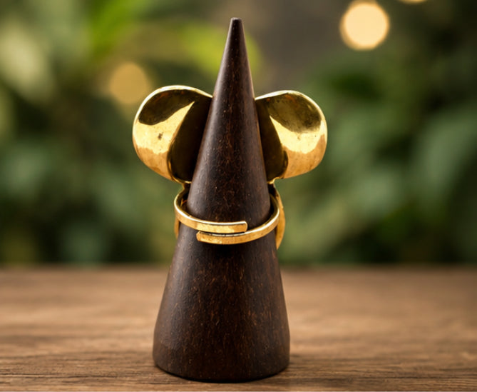 Elephant Brass Ring