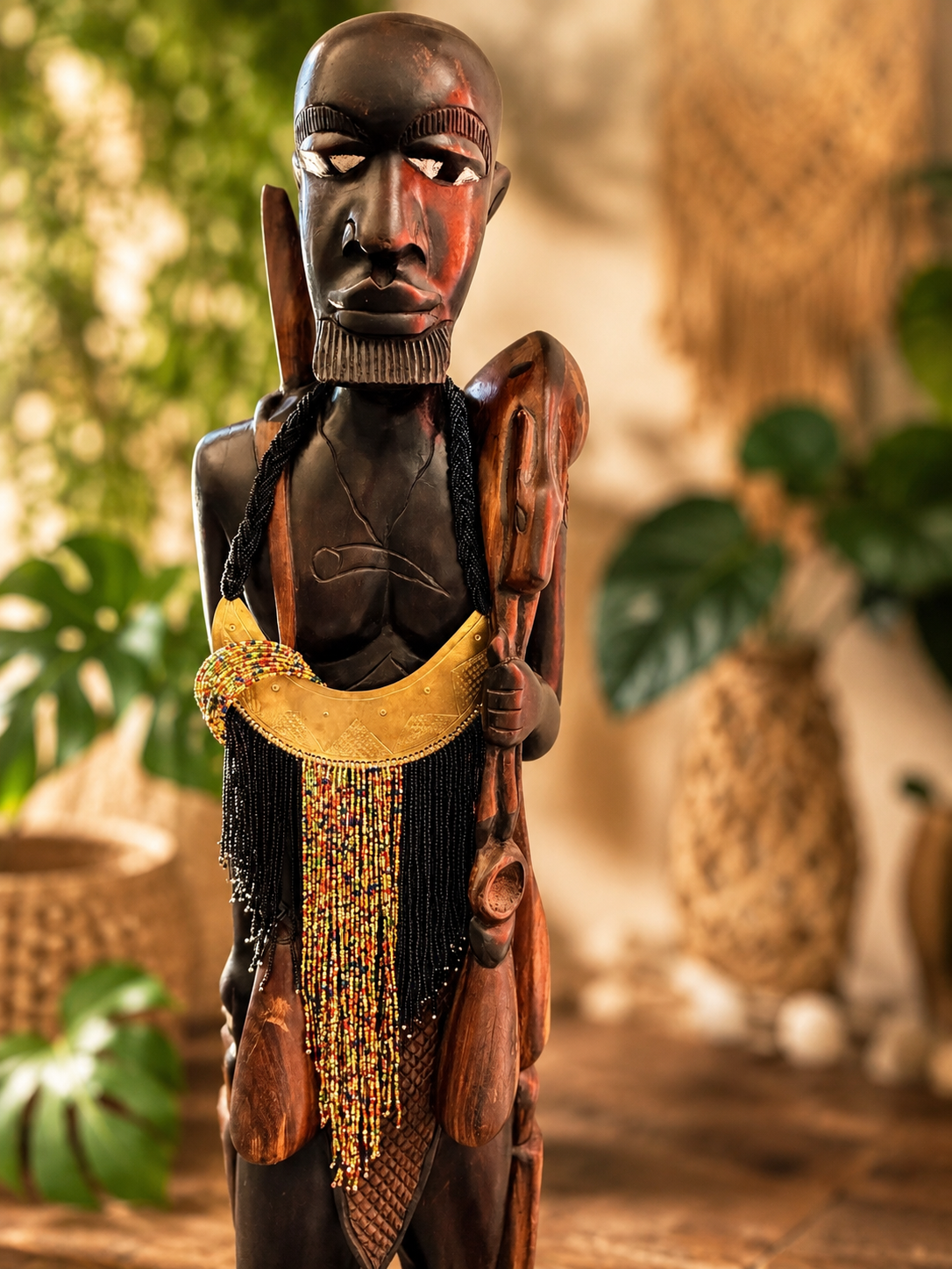 Maasai Beaded Necklace & Bracelet Set