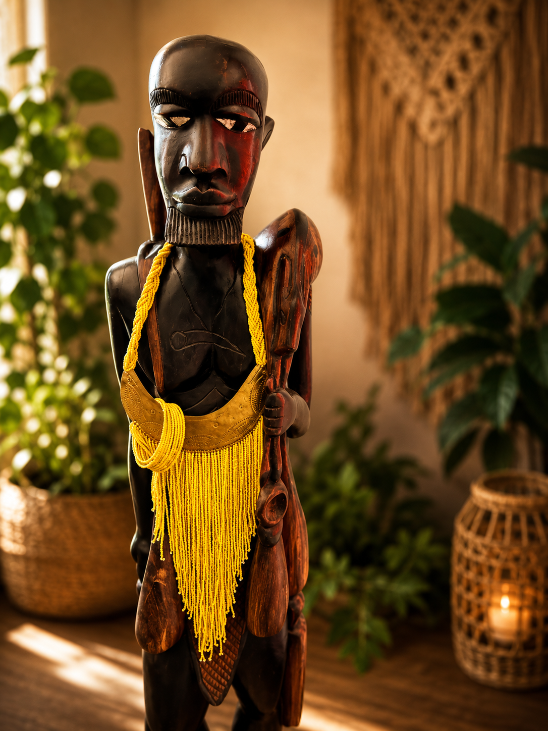 Maasai Beaded Necklace & Bracelet Set