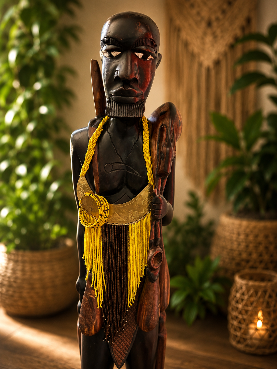 Maasai Beaded Necklace & Bracelet Set