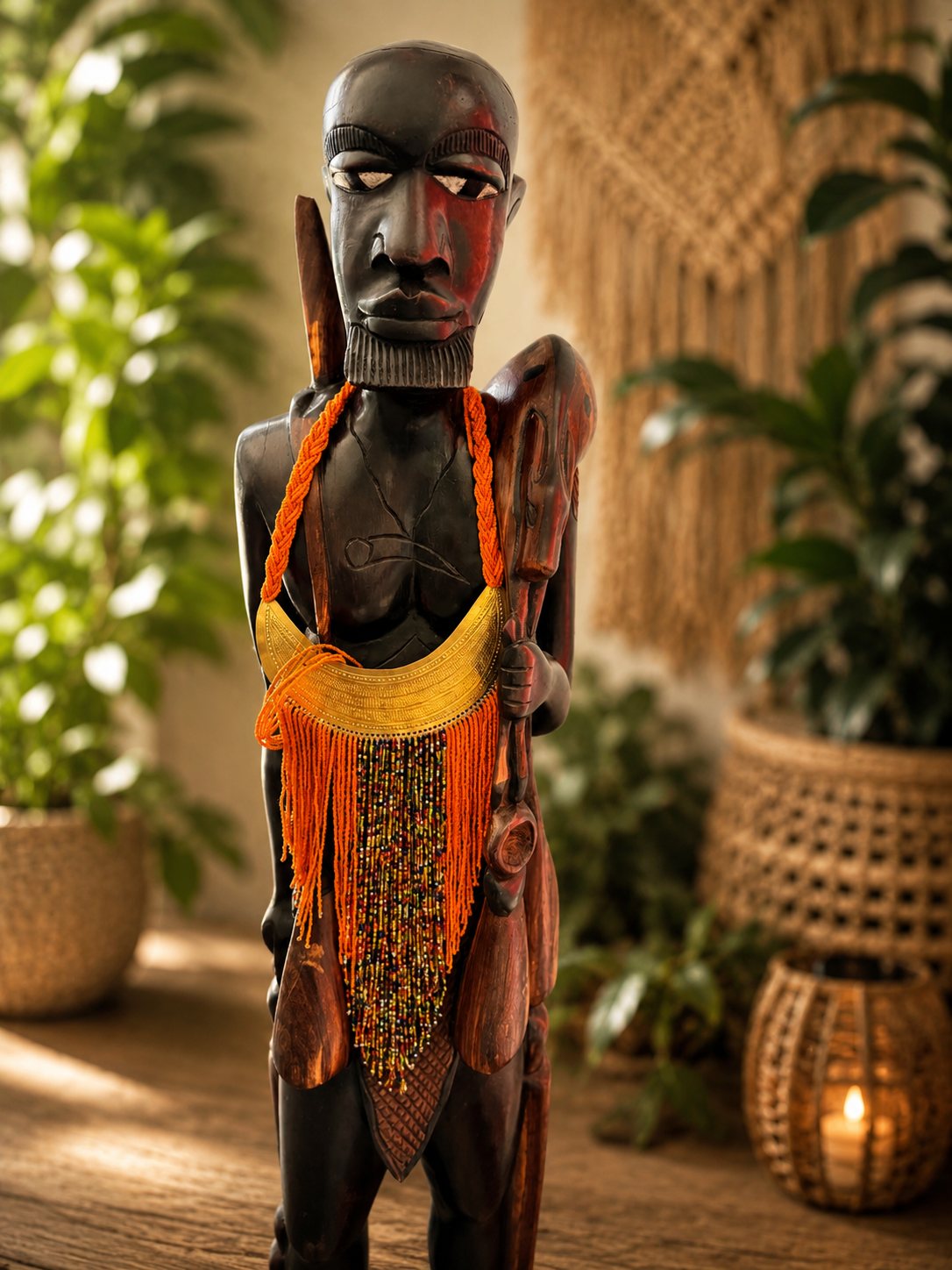 Maasai Beaded Necklace & Bracelet Set