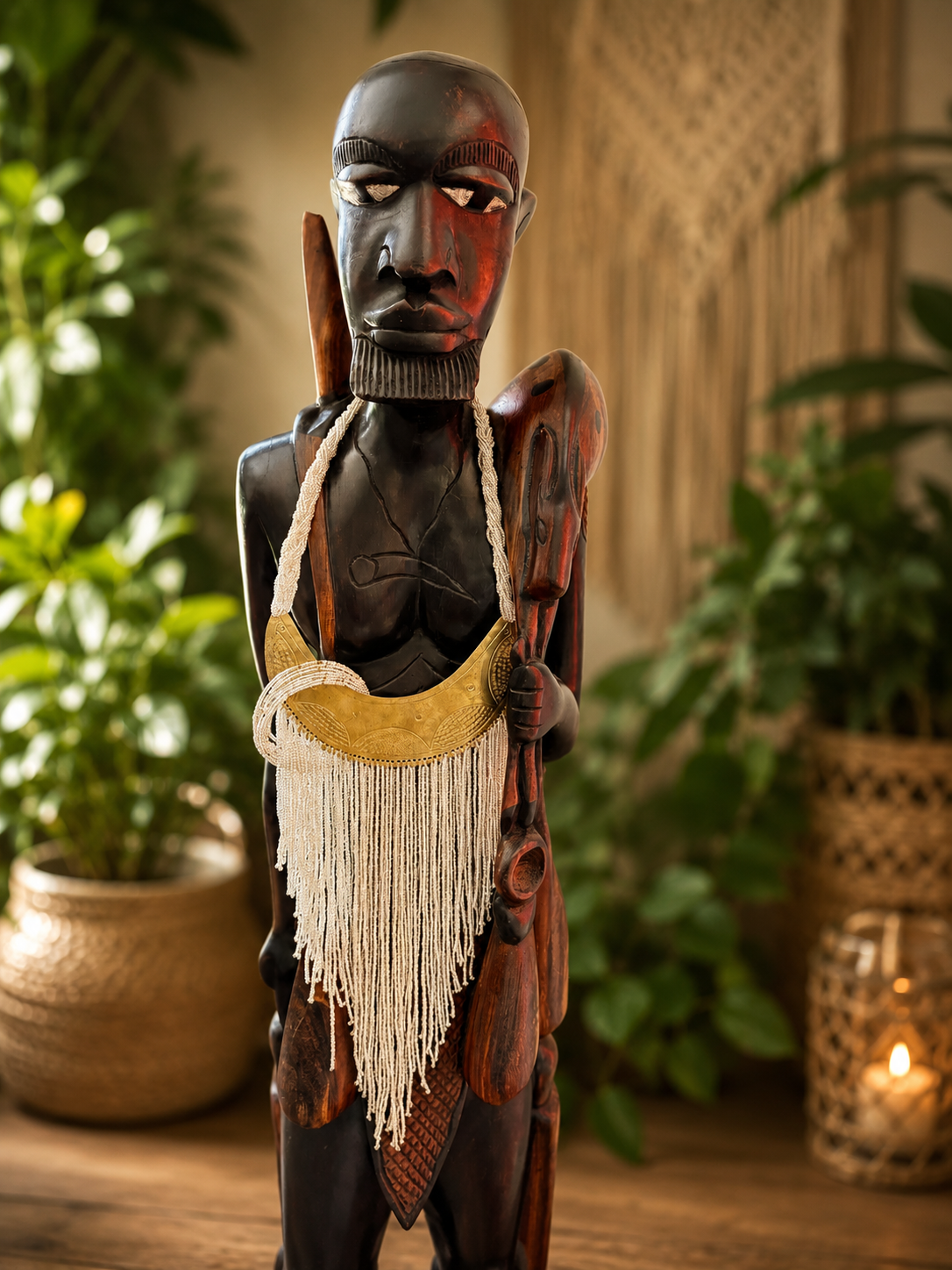 Maasai Beaded Necklace & Bracelet Set