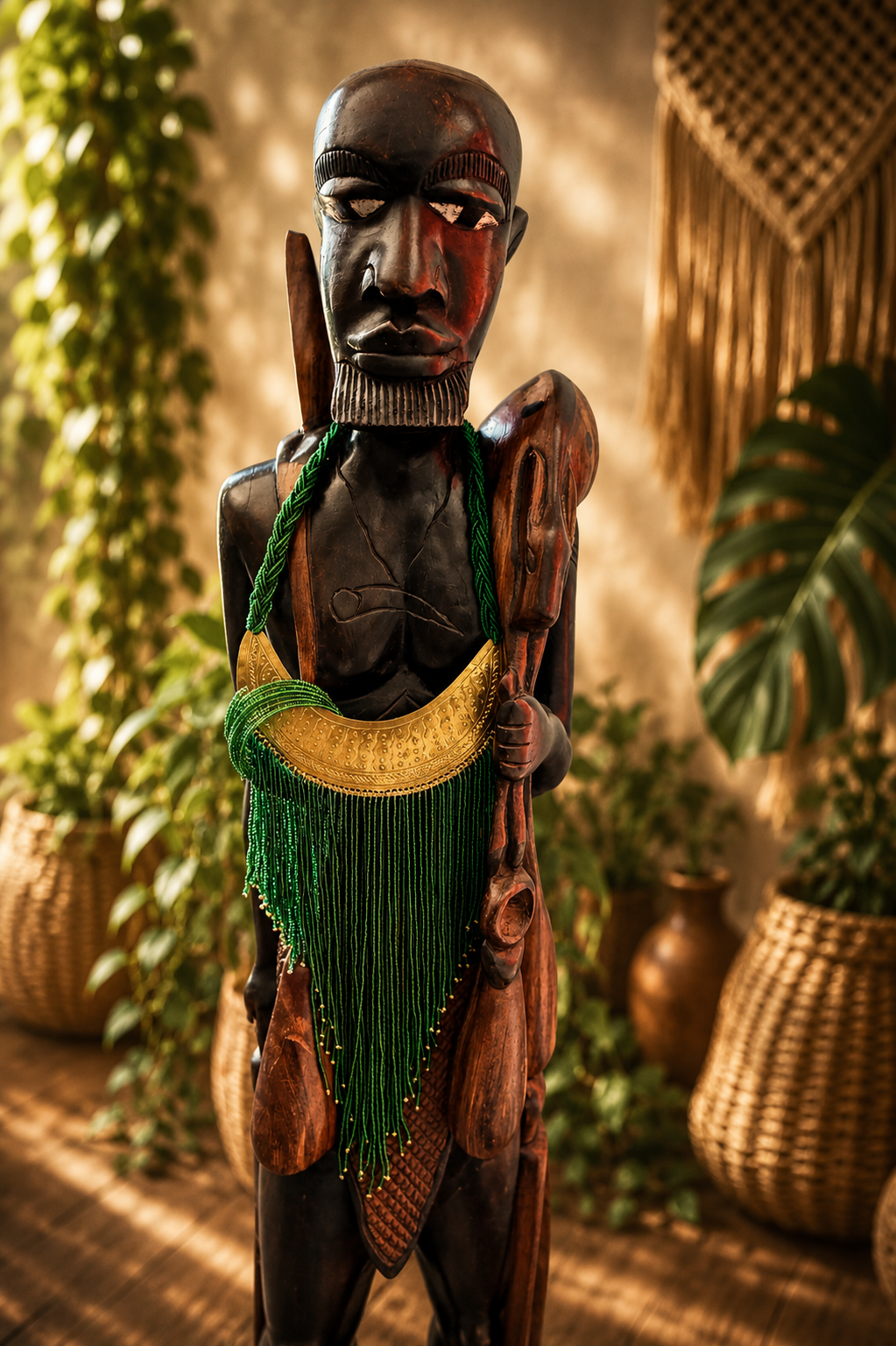 Maasai Beaded Necklace & Bracelet Set