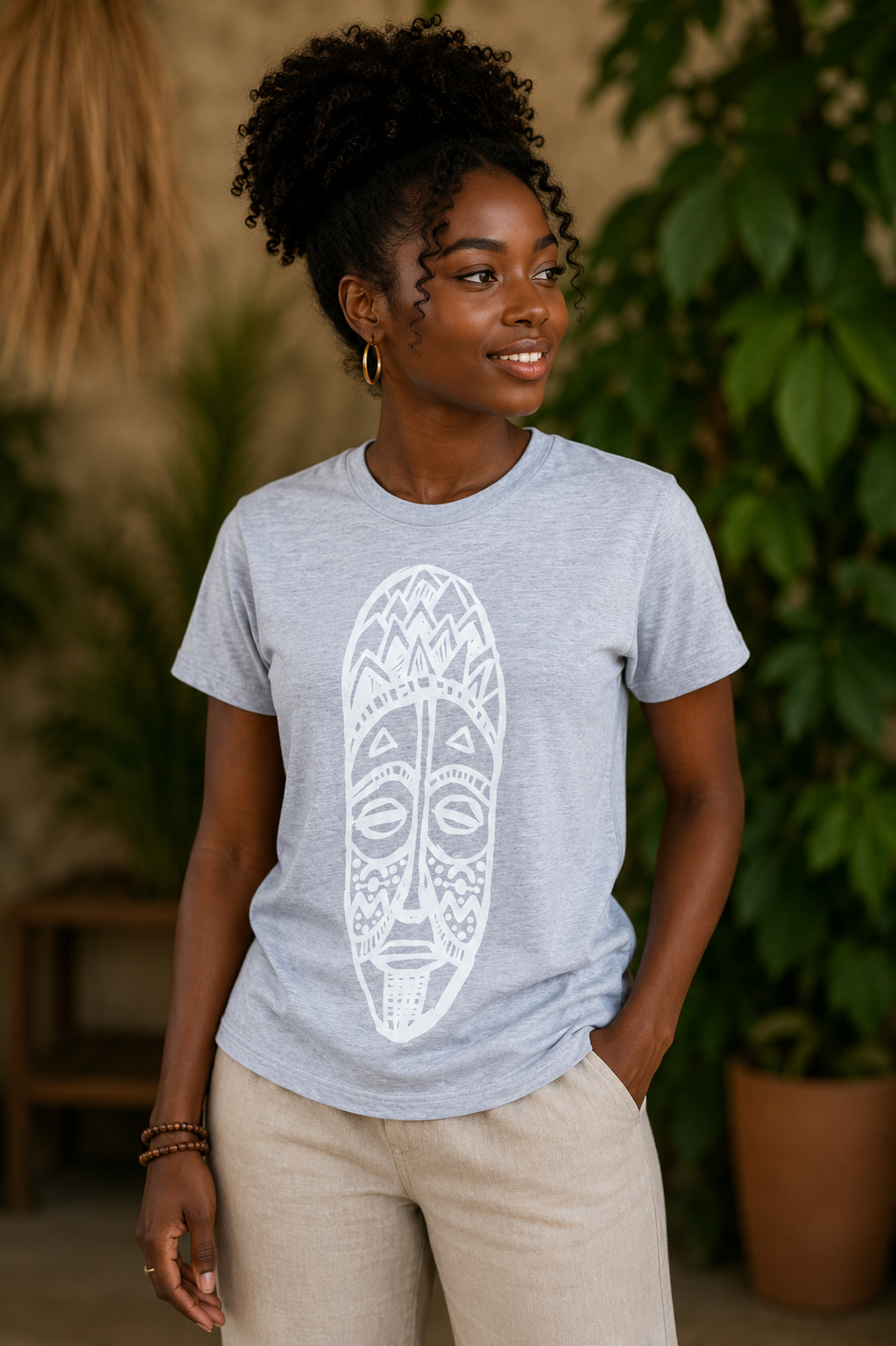 African Warrior Graphic Tee – GAMBA