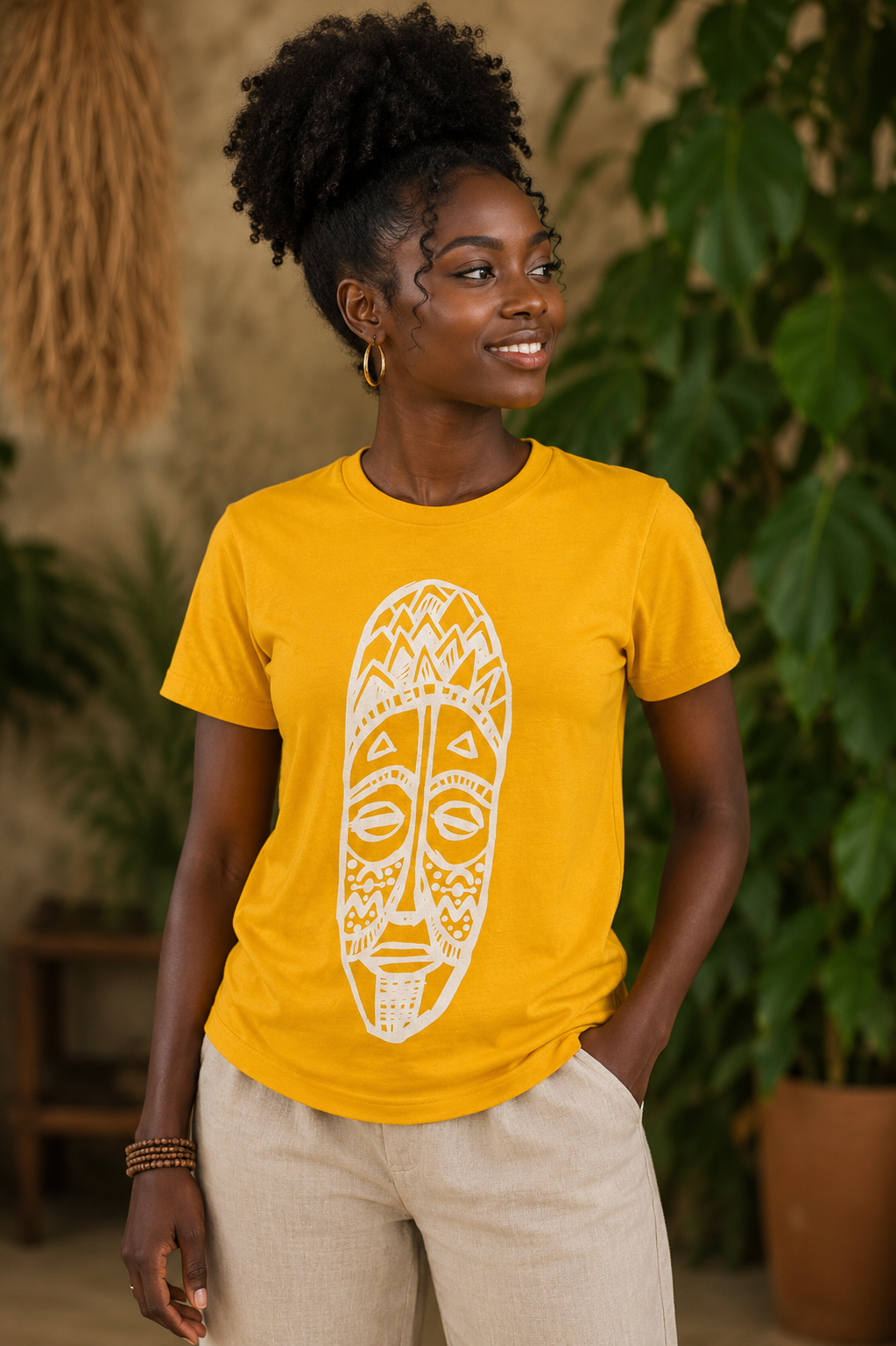 African Warrior Graphic Tee – GAMBA