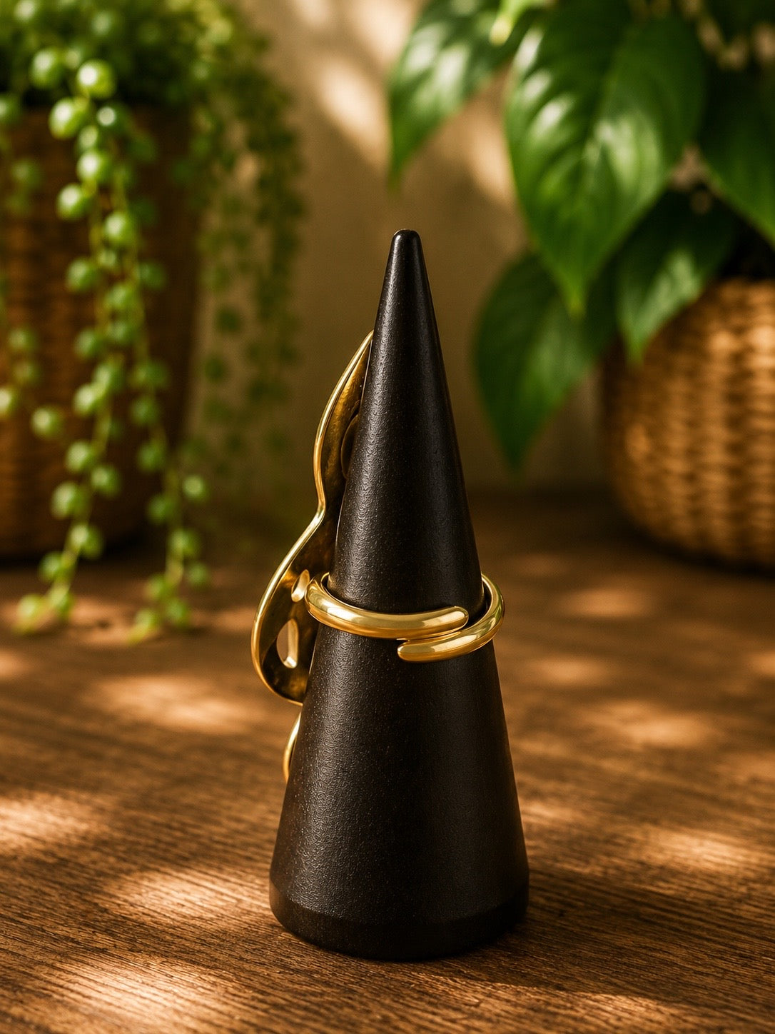 Treble Clef Brass Ring