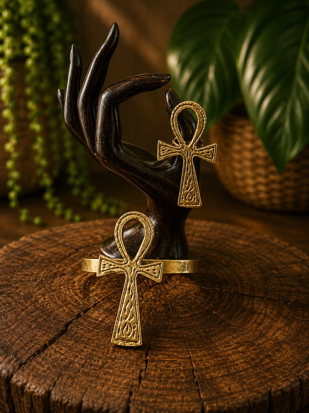 Brass Bracelet & Ring Sets