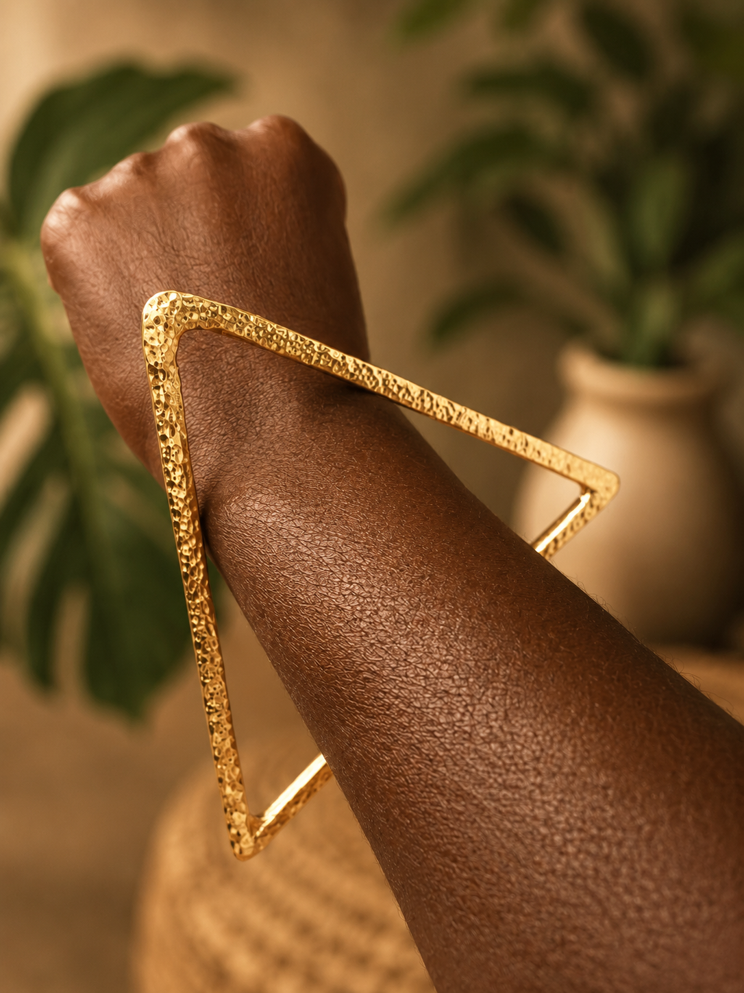 Pyramid Brass Bangles