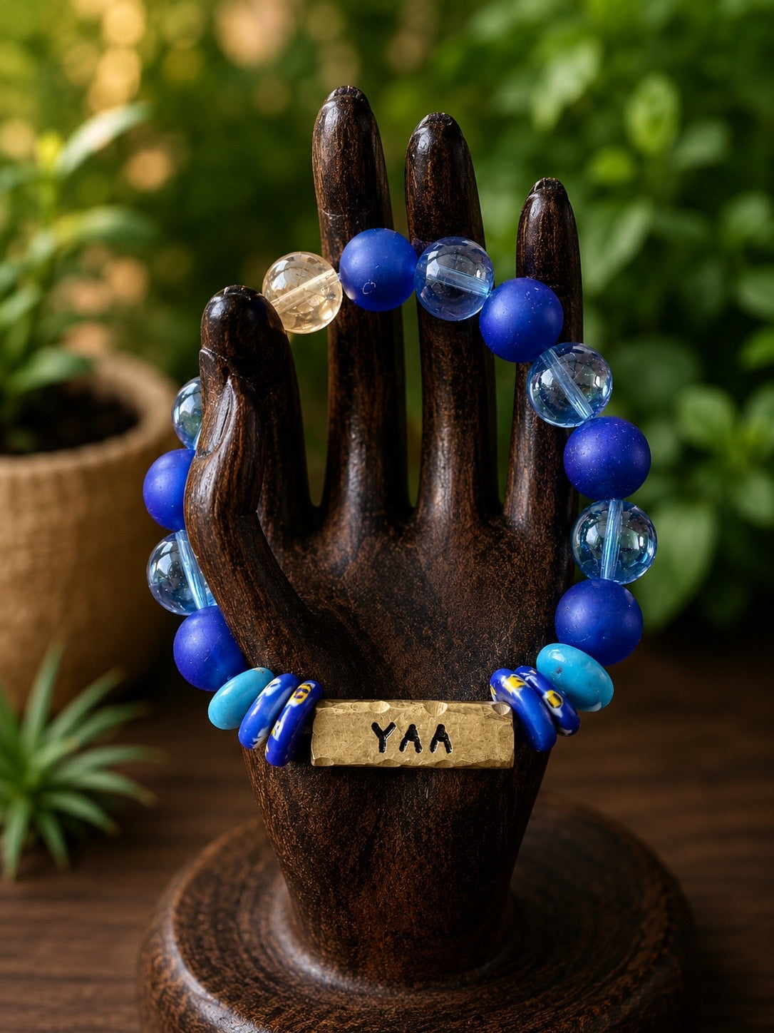 Women’s Ghanaian Day Name Beaded Bracelet