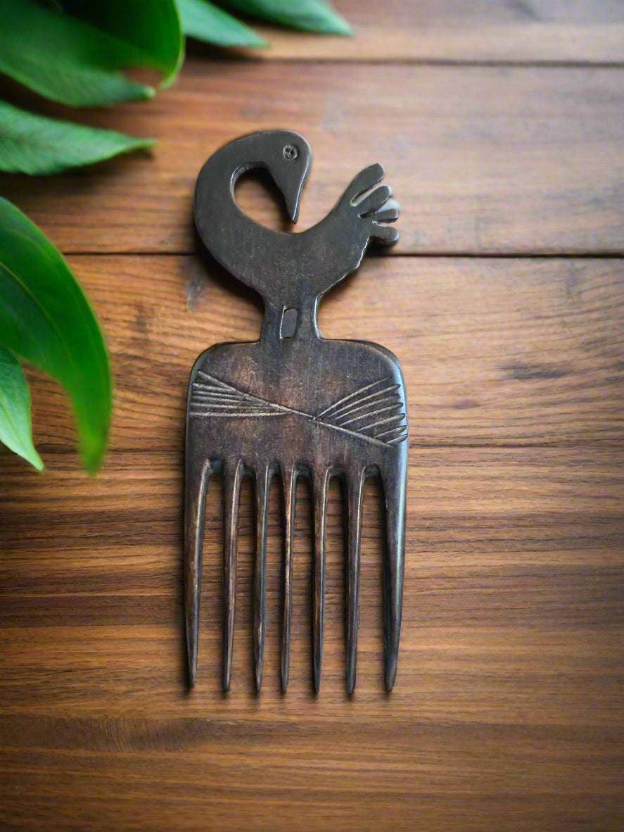 Ebony Wood Afro Comb Collection – Handcrafted in Ghana - ONYX MODE