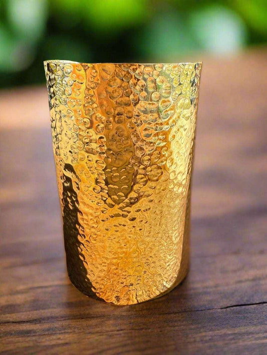 Bold Handcrafted Brass Cuffs - Adjustable and Stylish - ONYX MODE