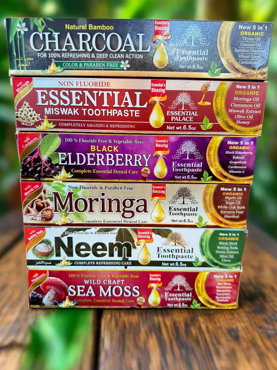 Natural Herbal Toothpaste Collection – Fluoride - Free & Organic Care - ONYX MODE