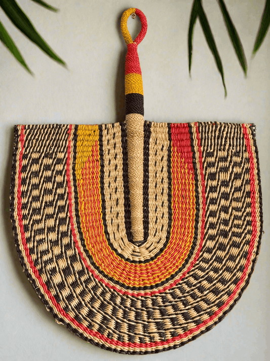 Royal Breeze – Handwoven Bolga Fans from Ghana - ONYX MODE